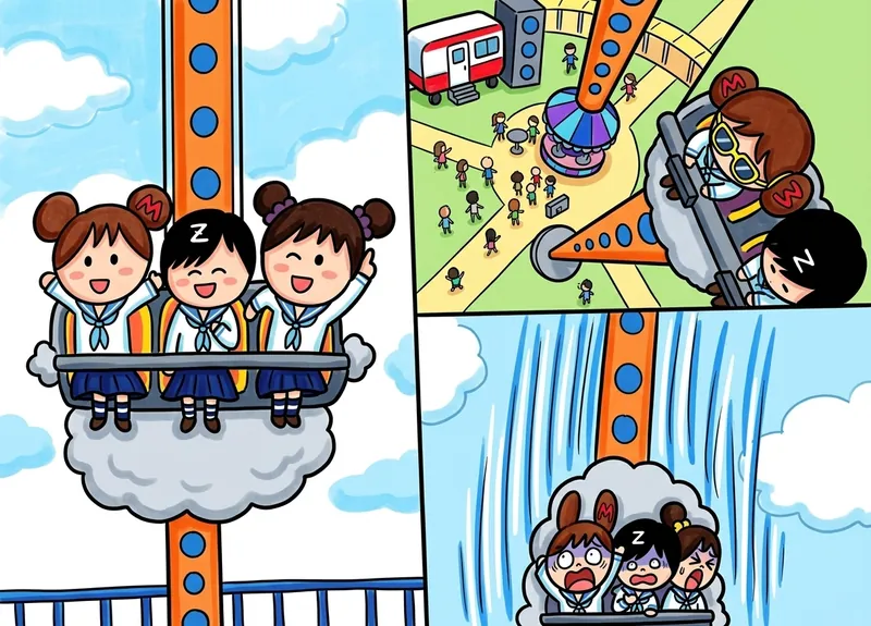 同じ絵を KidsAI がマーカースタイルでカラーリング