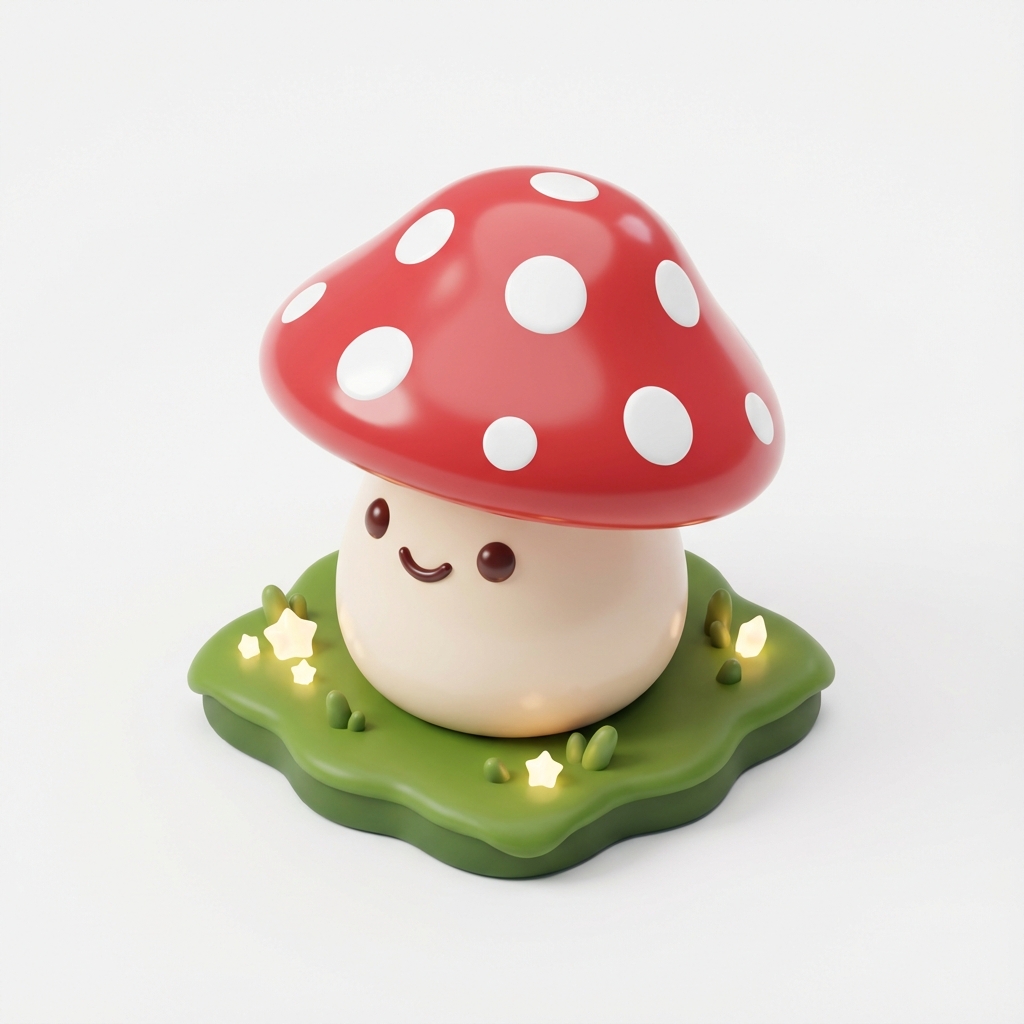 Child's sketch rendered in 3D animation style by AI coloring app