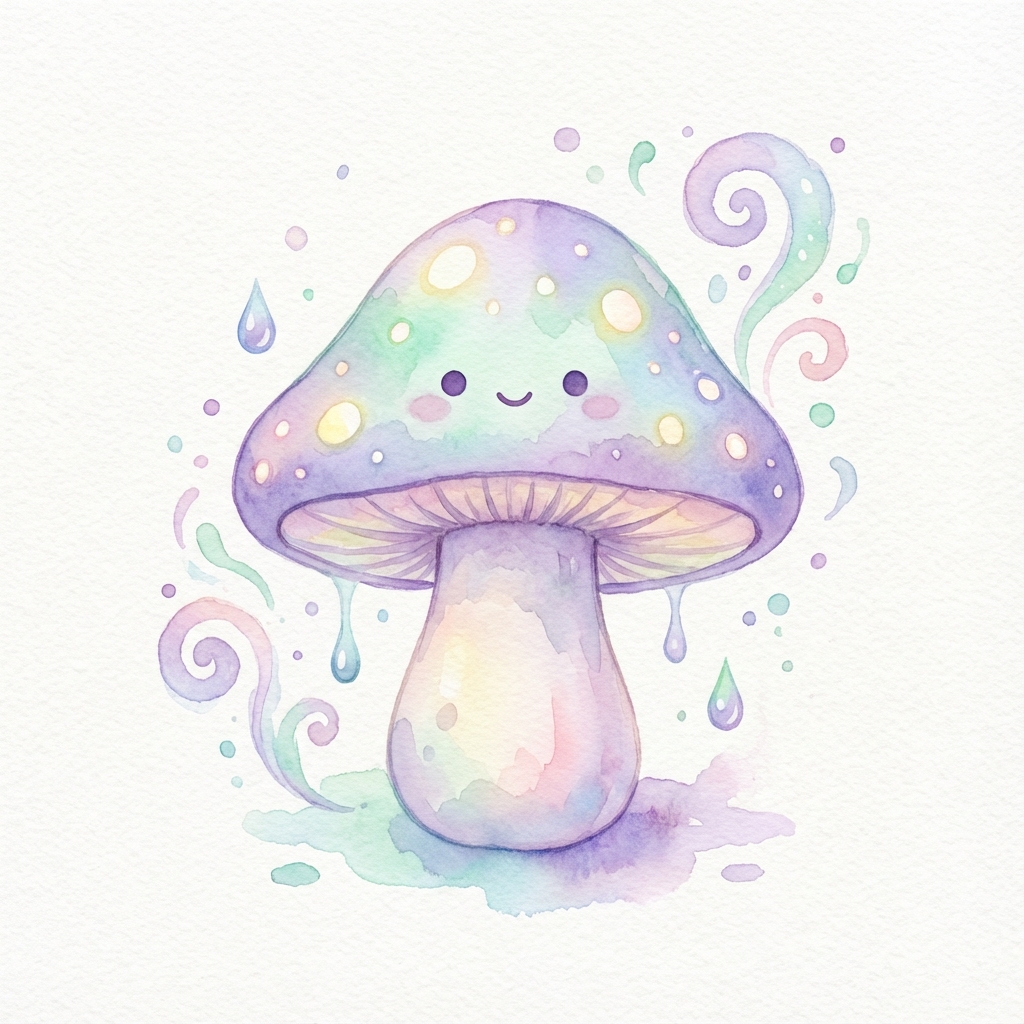 Same child's sketch transformed into watercolor art by KidsAI AI coloring app